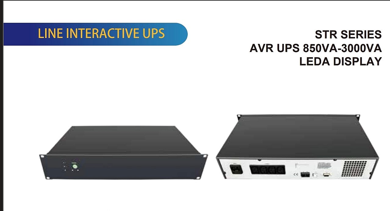 FENICE STR SERIES LEDA DISPLAY RACK-MOUNT LINE INTERACTIVE UPS (850VA – 3000VA) FENICE STR SERIES LEDA DISPLAY RACK-MOUNT LINE INTERACTIVE UPS (850VA – 3000VA)
