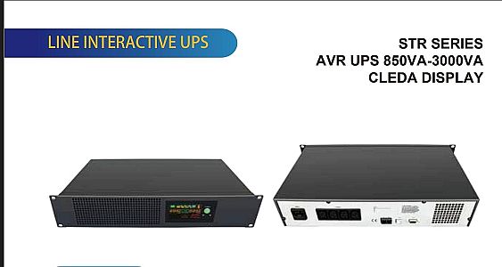 FENICE STR SERIES CLEDA DISPLAY RACK-MOUNT LINE INTERACTIVE UPS (850VA &ndash; 3000VA) 