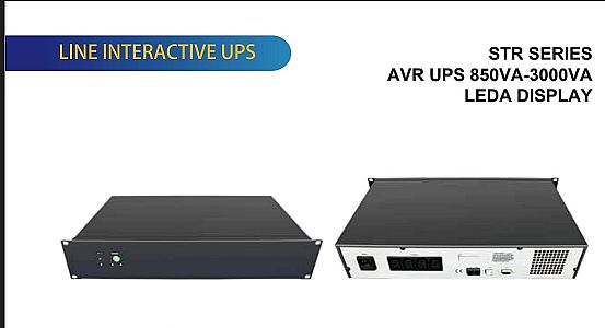 FENICE STR SERIES LEDA DISPLAY RACK-MOUNT LINE INTERACTIVE UPS (850VA &ndash; 3000VA) 