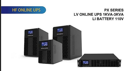 FENICE PX SERIES LV ONLINE UPS WITH LITHIUM BATTERY 110V (1KVA &ndash; 3KVA)
